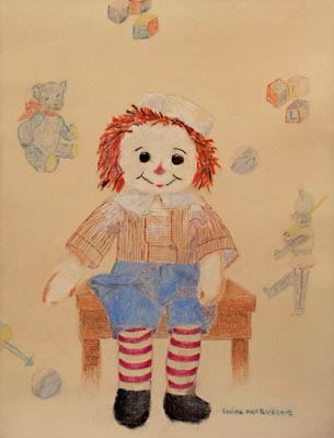 "Raggedy Andy" By Louise Poltevecque