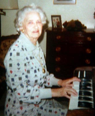 Louise Playing Organ