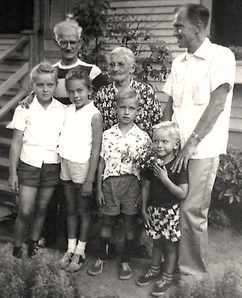 Teresa, Louie, And Bob With The Bishop Children