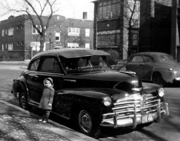 Betty Bishop With A Pontiac