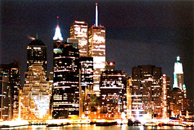 Manhattan Skyline From Brooklyn, Night