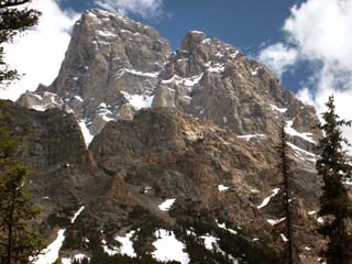 Grand Teton Peak From Cascade Canyon