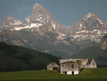 The Tetons From The West