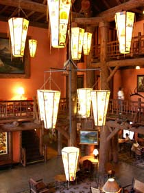 Chandelier, Lake McDonald Lodge