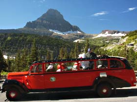 Red Touring Car